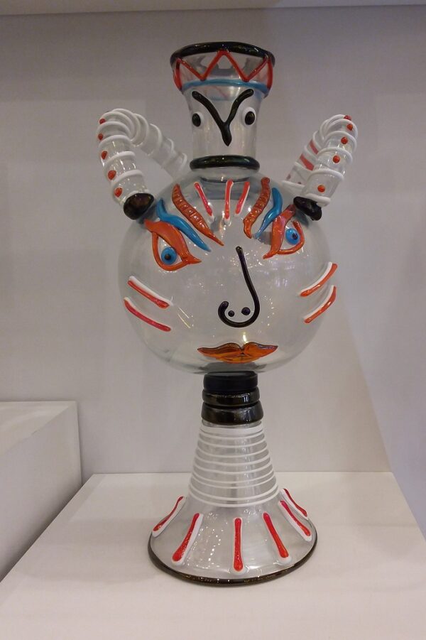 Murano glass vase "burlesco"