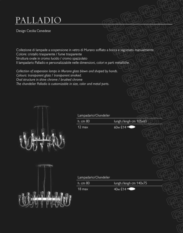 Chandelier Palladio 18 Lights - Image 5